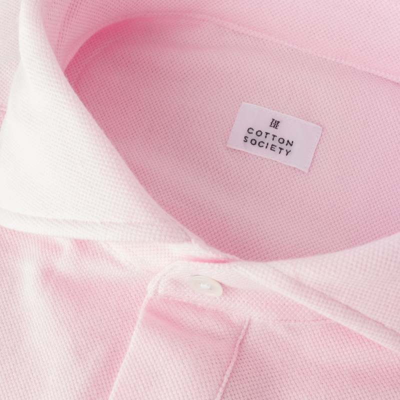 Chemise homme Jersey Uni Rose Clair
