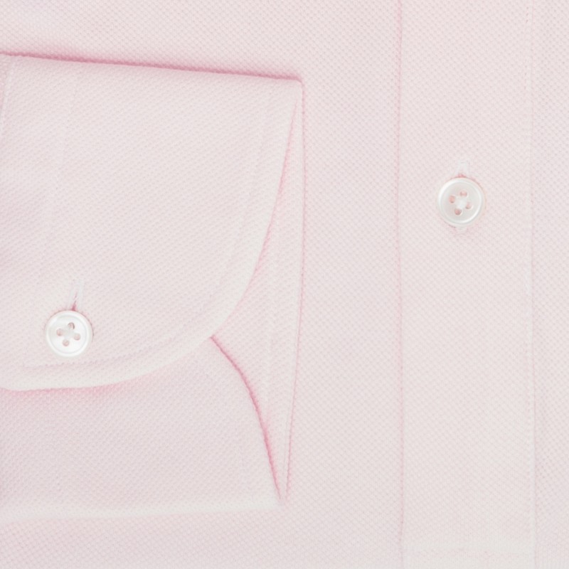 Chemise homme Jersey Uni Rose Clair