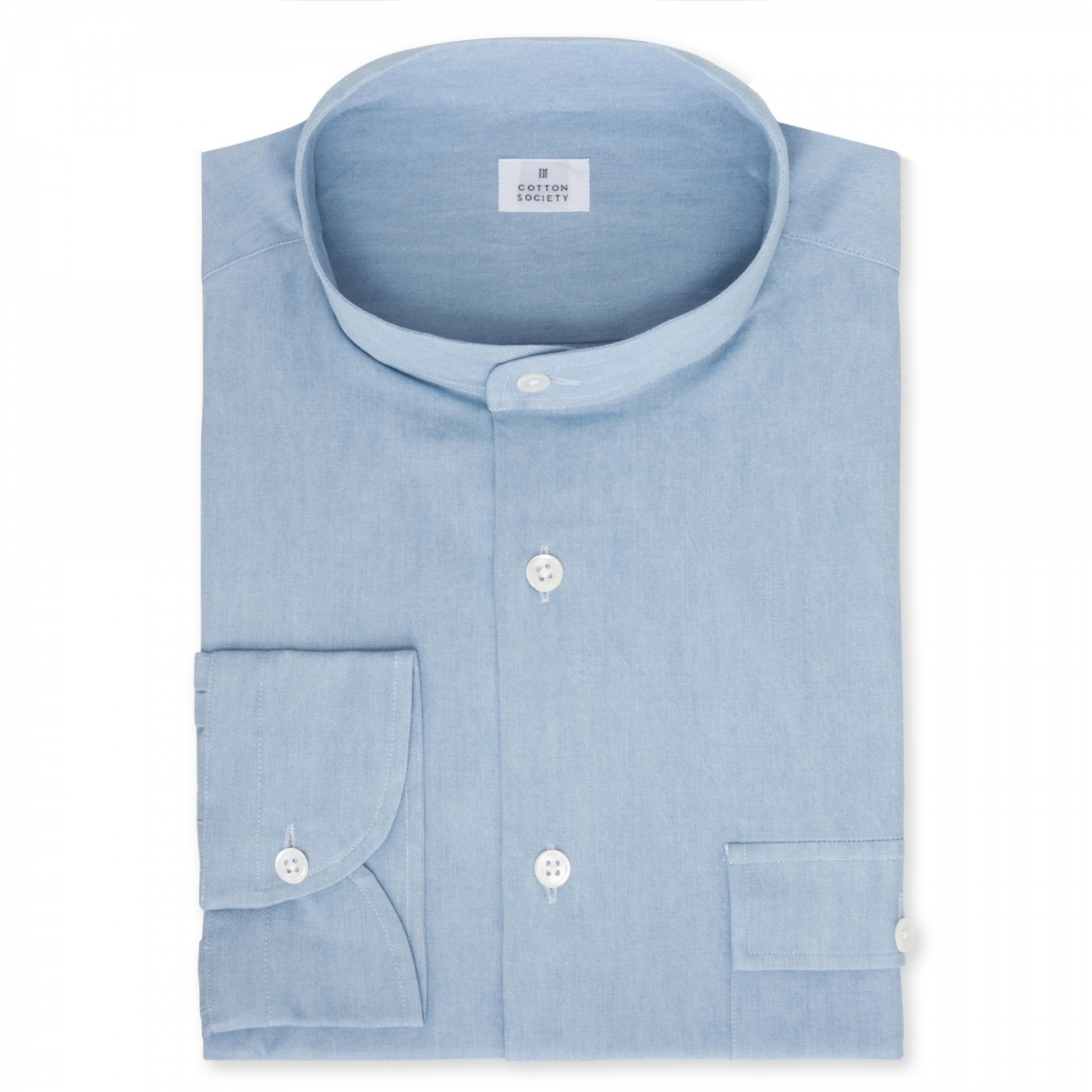 Chemise homme Jean Uni Bleu