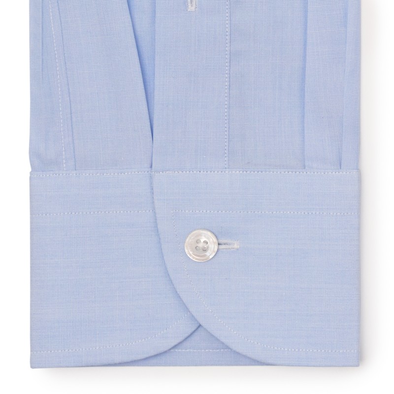 Chemise homme Popeline Uni Bleu