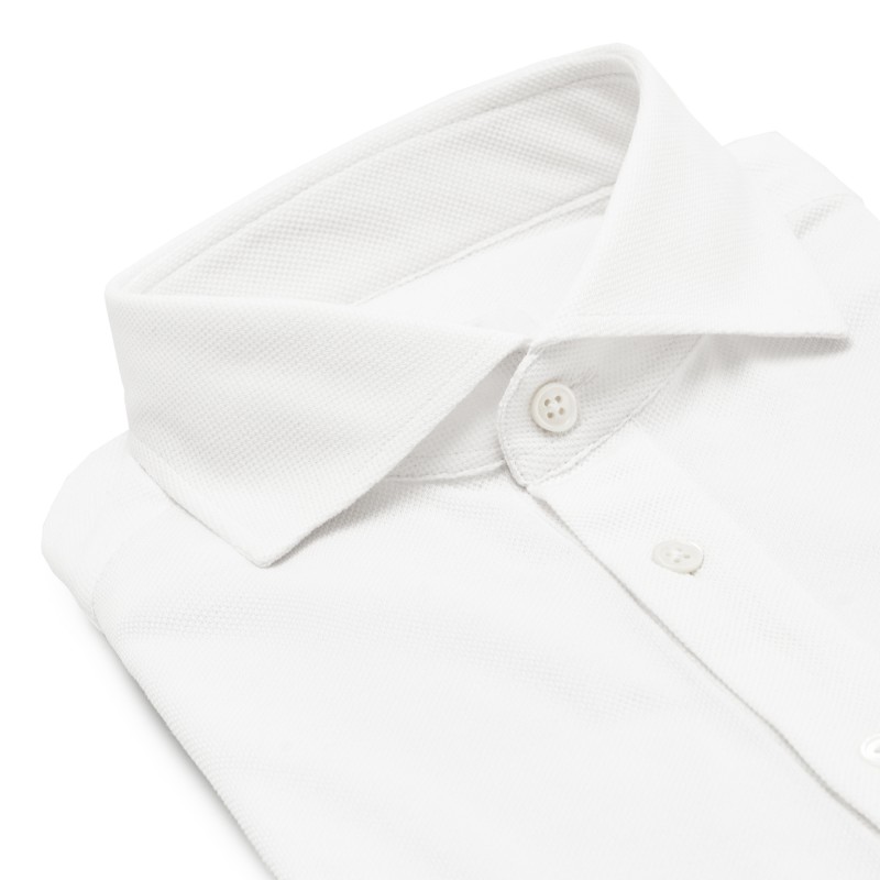 Chemise homme Jersey Uni Blanc
