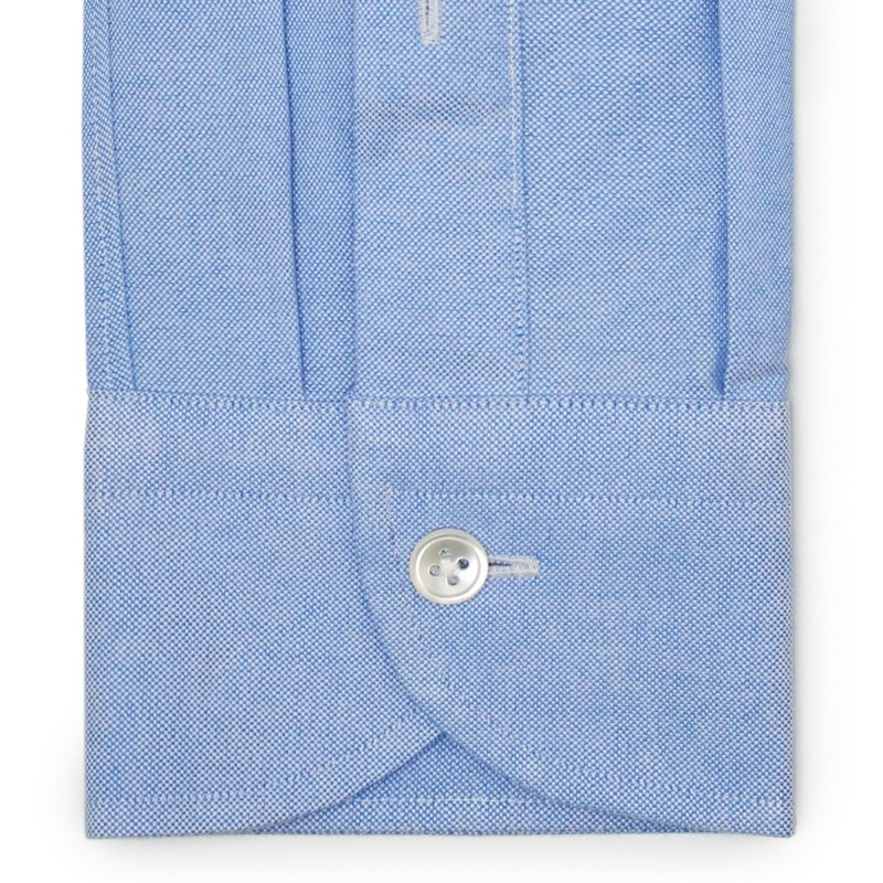 Chemise homme Oxford Uni Bleu Clair