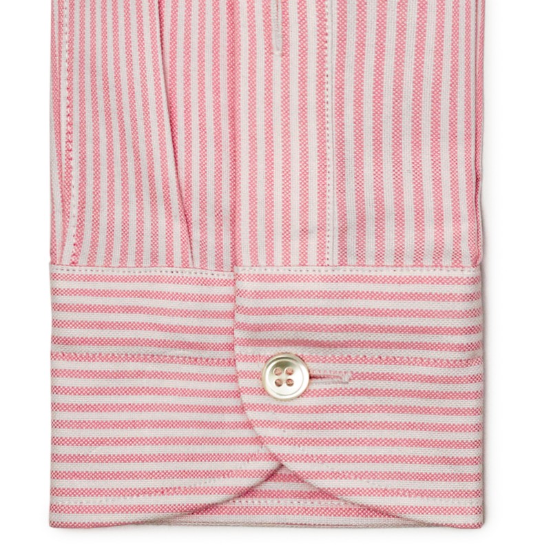 Chemise homme Oxford Rayé Rose