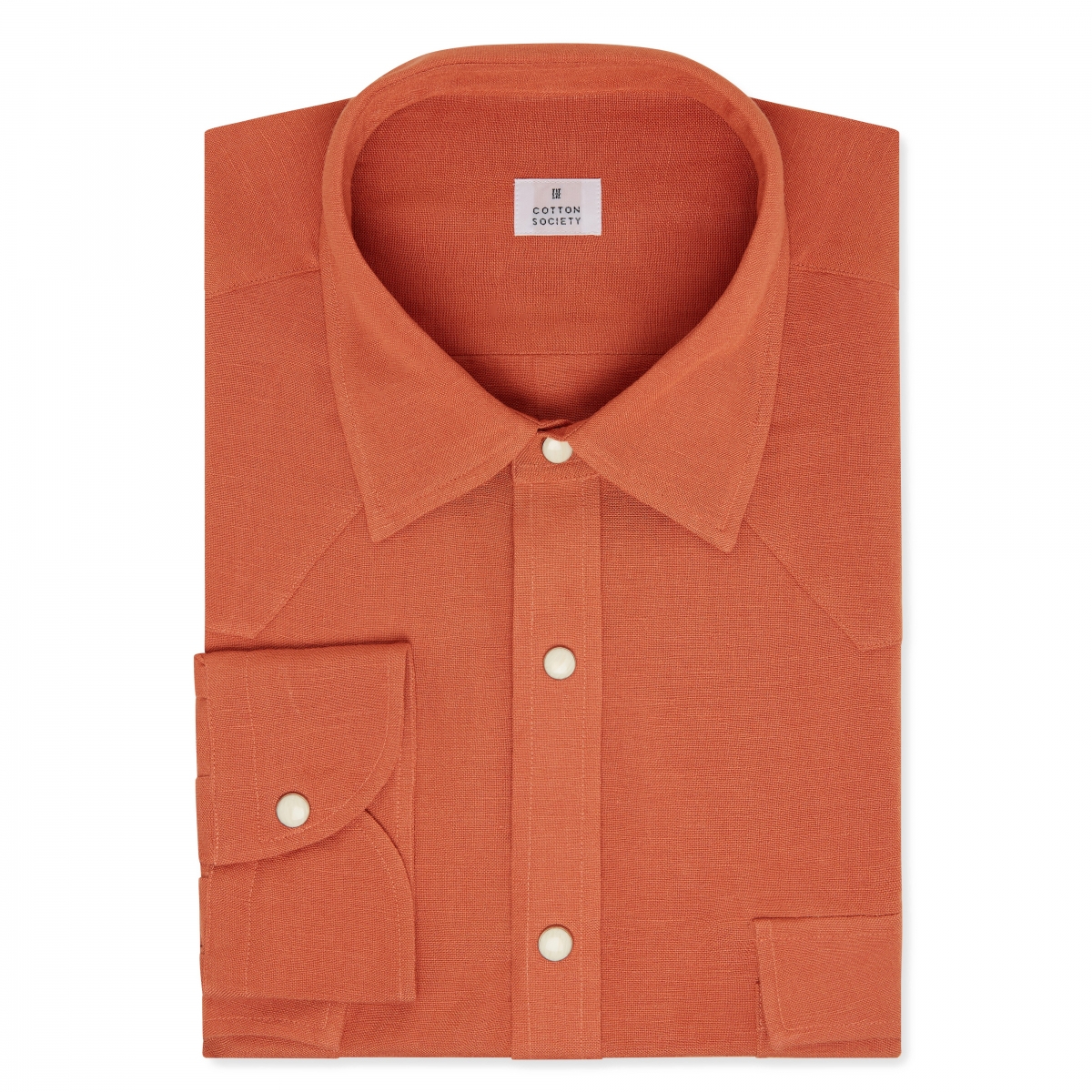 Chemise homme Toile Uni Terre Battue