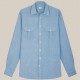 Chemise homme Jean Uni Bleu