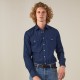 Chemise homme Jean Uni Bleu