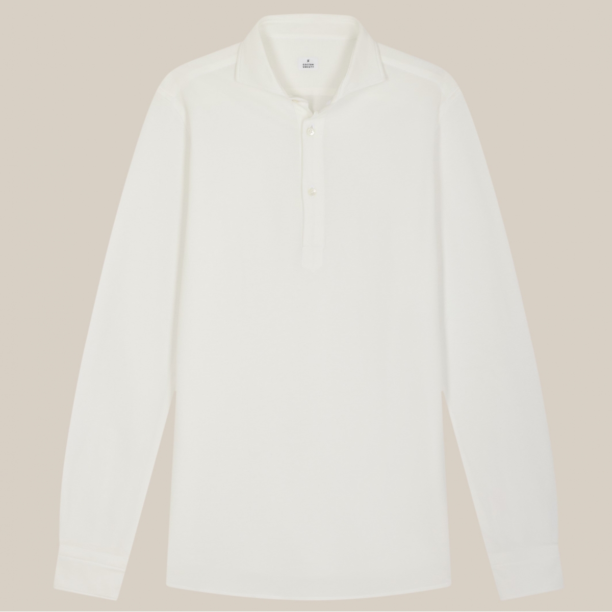 Chemise homme Jersey Uni Blanc
