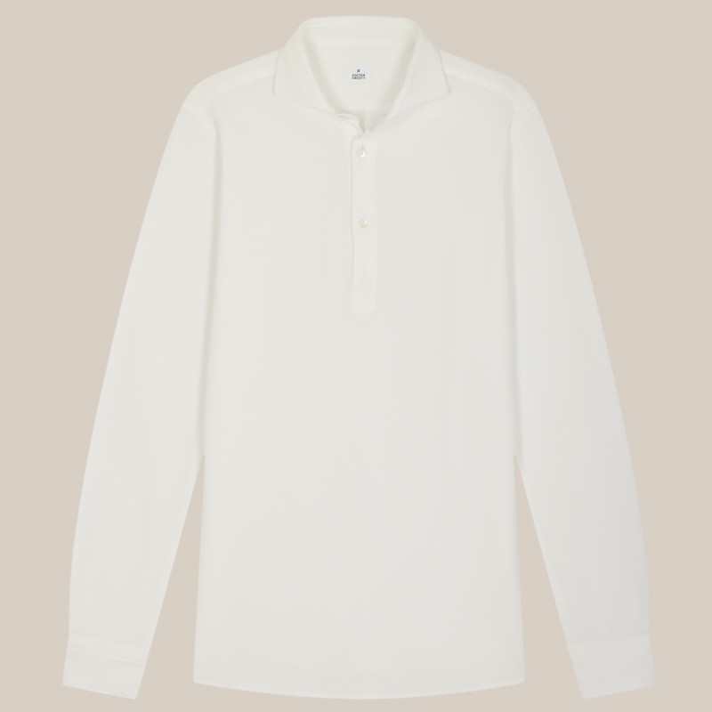 Chemise homme Jersey Uni Blanc