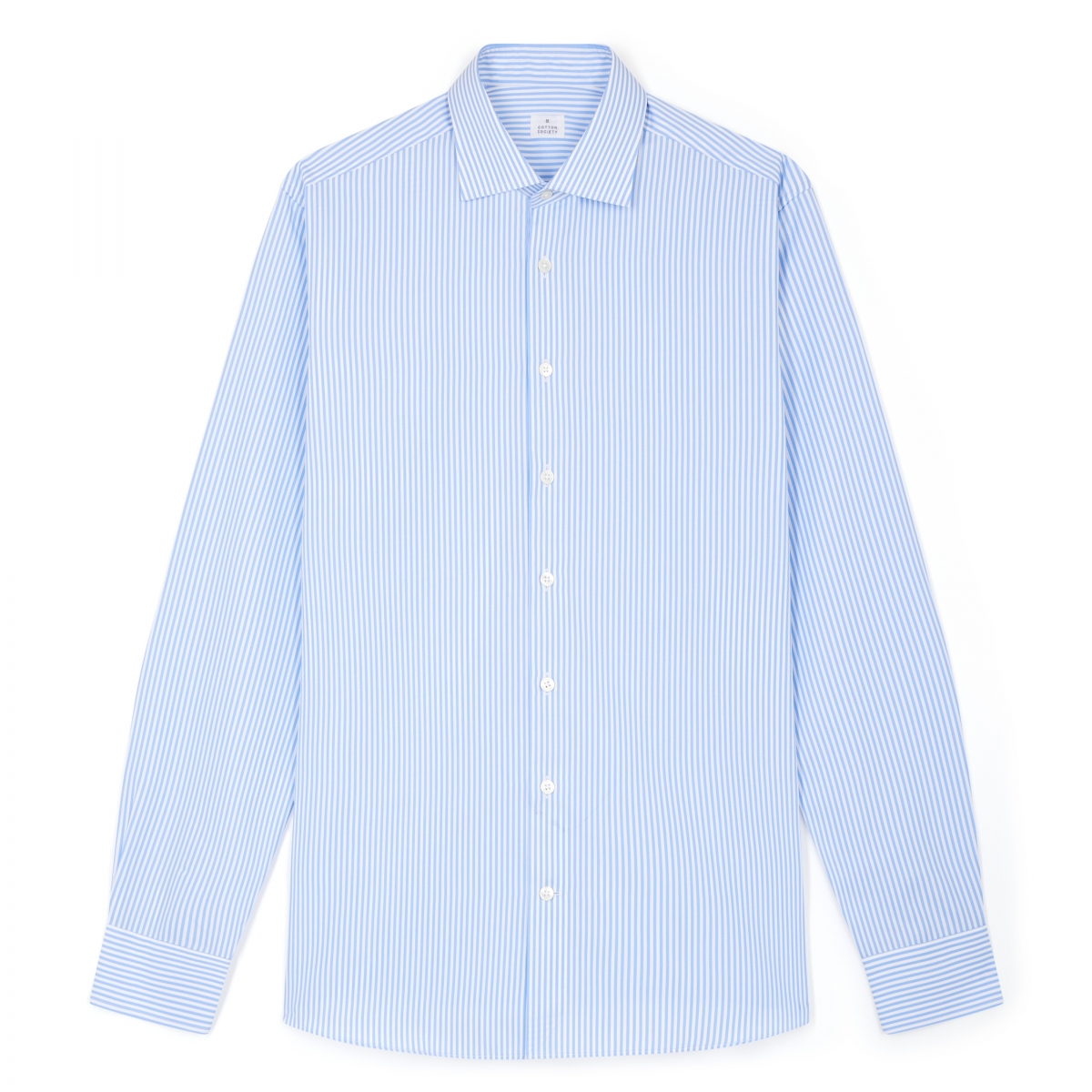 Chemise homme Popeline Rayé Bleu