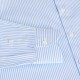 Chemise homme Popeline Rayé Bleu