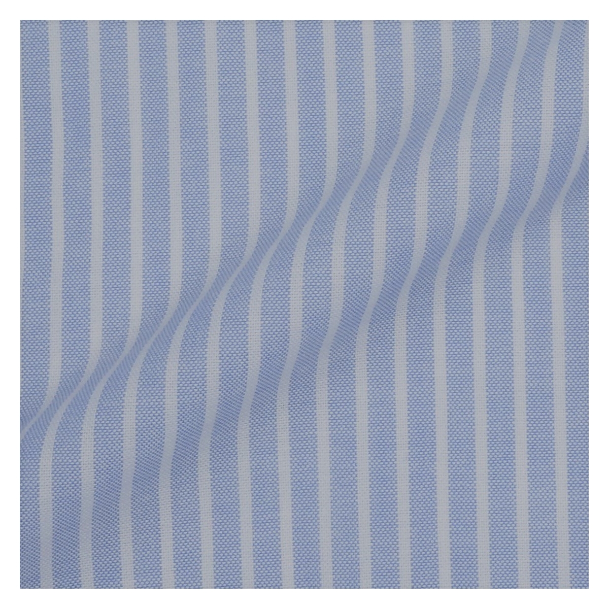 Oxford Rayé Bleu ciel Blanc