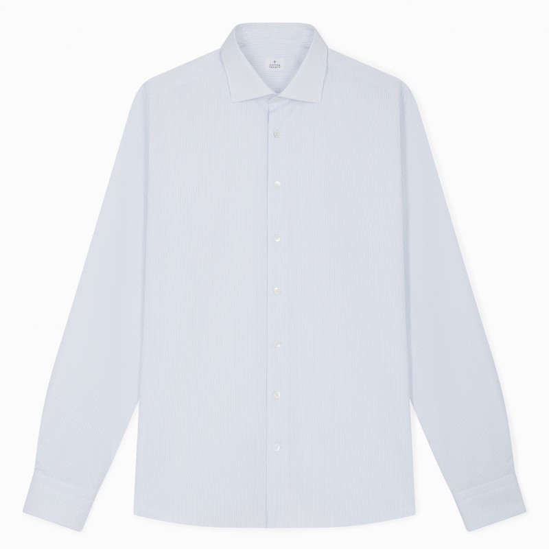 Chemise homme Popeline Rayé Bleu
