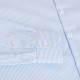 Chemise homme Popeline Rayé Bleu