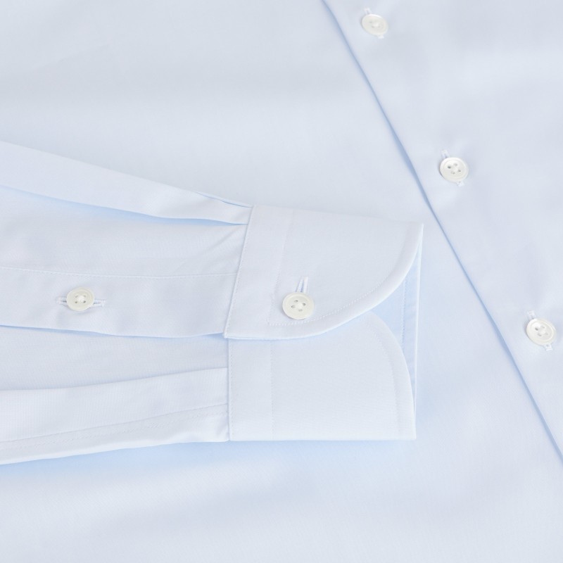 Chemise homme Popeline Uni Bleu