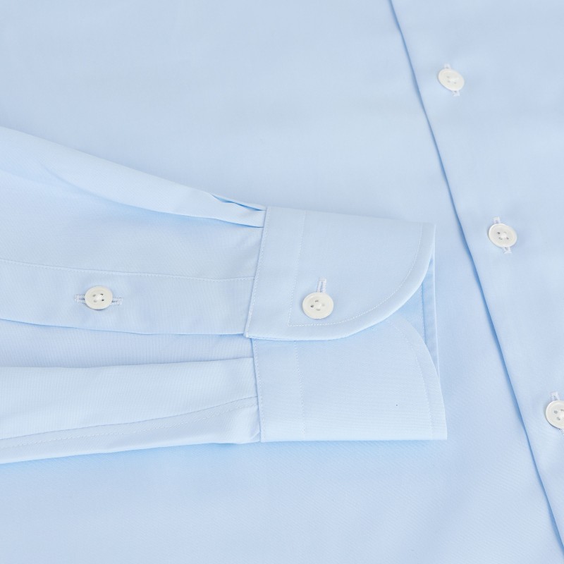 Chemise homme Popeline Uni Bleu