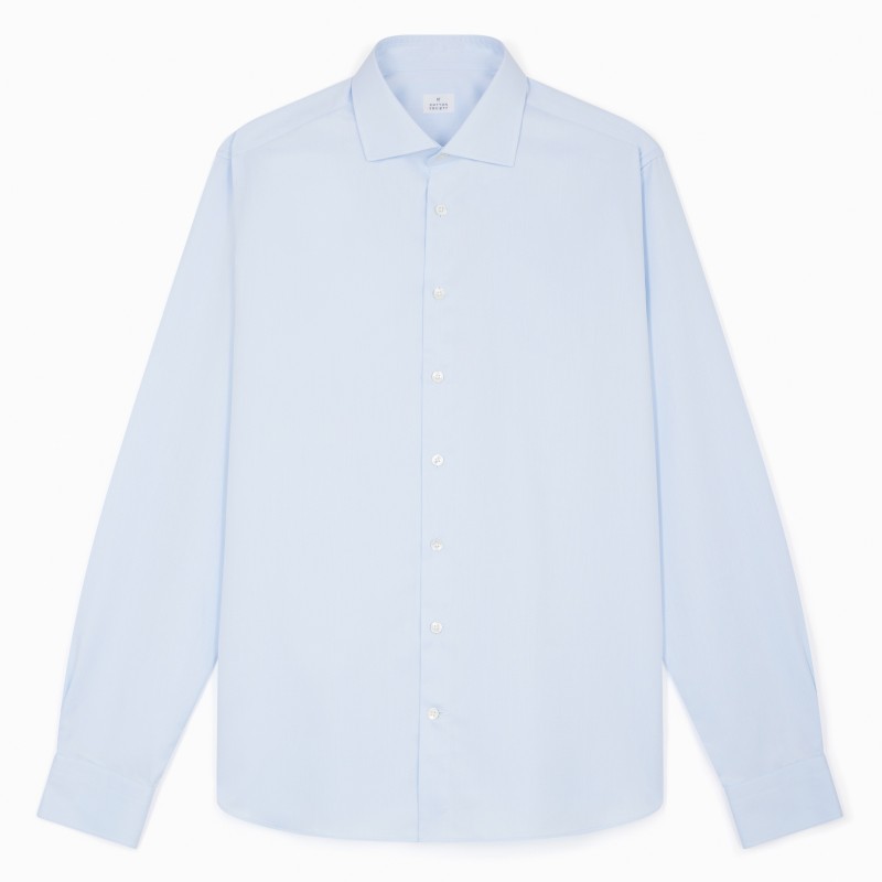 Chemise homme Twill Uni Bleu