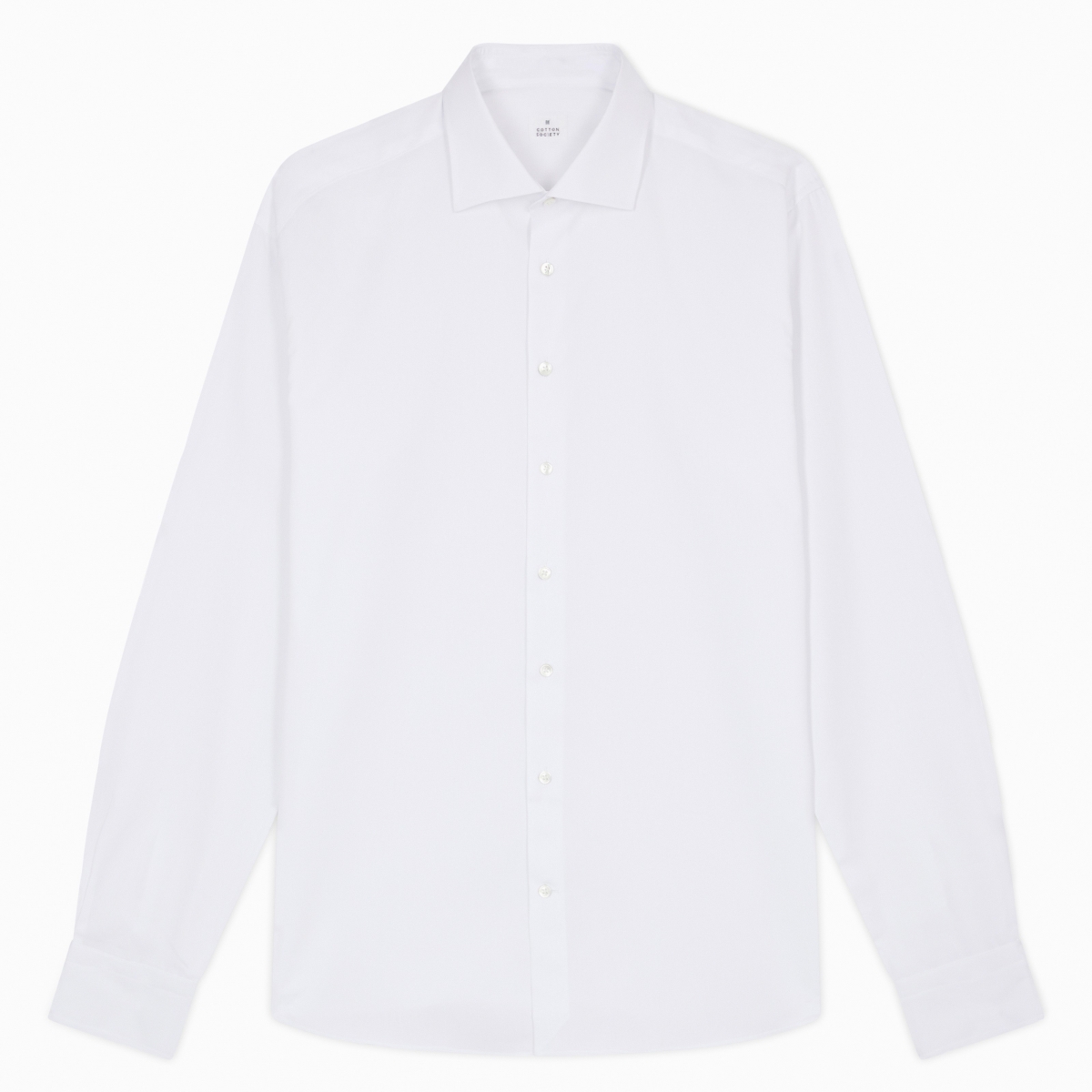 Chemise homme Popeline Uni Blanc