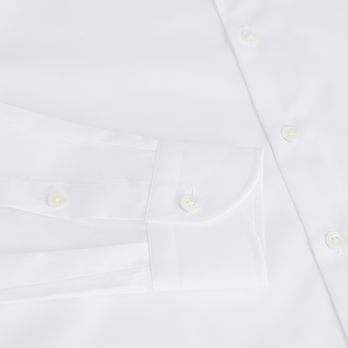 Chemise homme Popeline Uni Blanc