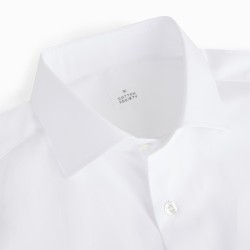 Chemise homme Popeline Uni Blanc