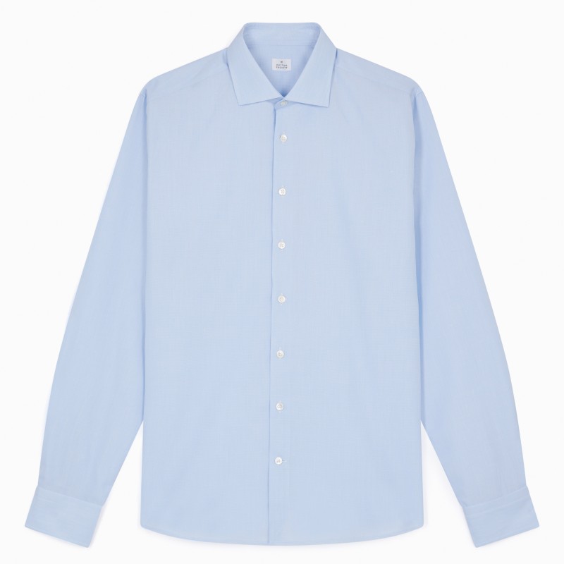 Chemise homme Popeline Uni Bleu