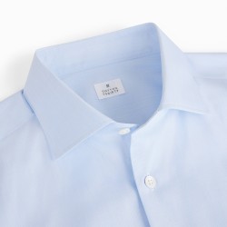 Chemise homme Popeline Uni Bleu