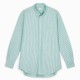 Chemise homme Oxford Rayures GREEN et White