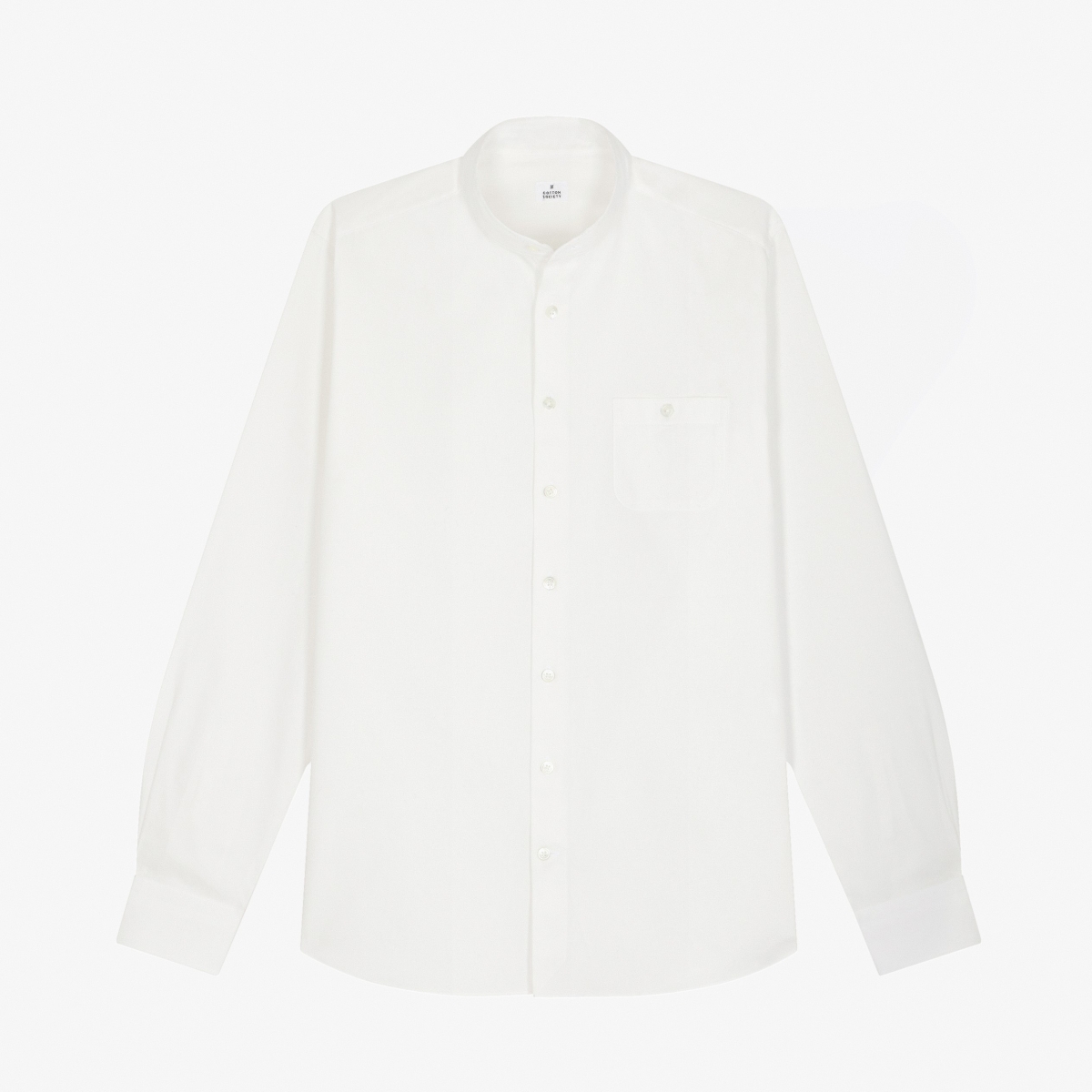 Chemise homme Oxford Uni Blanc