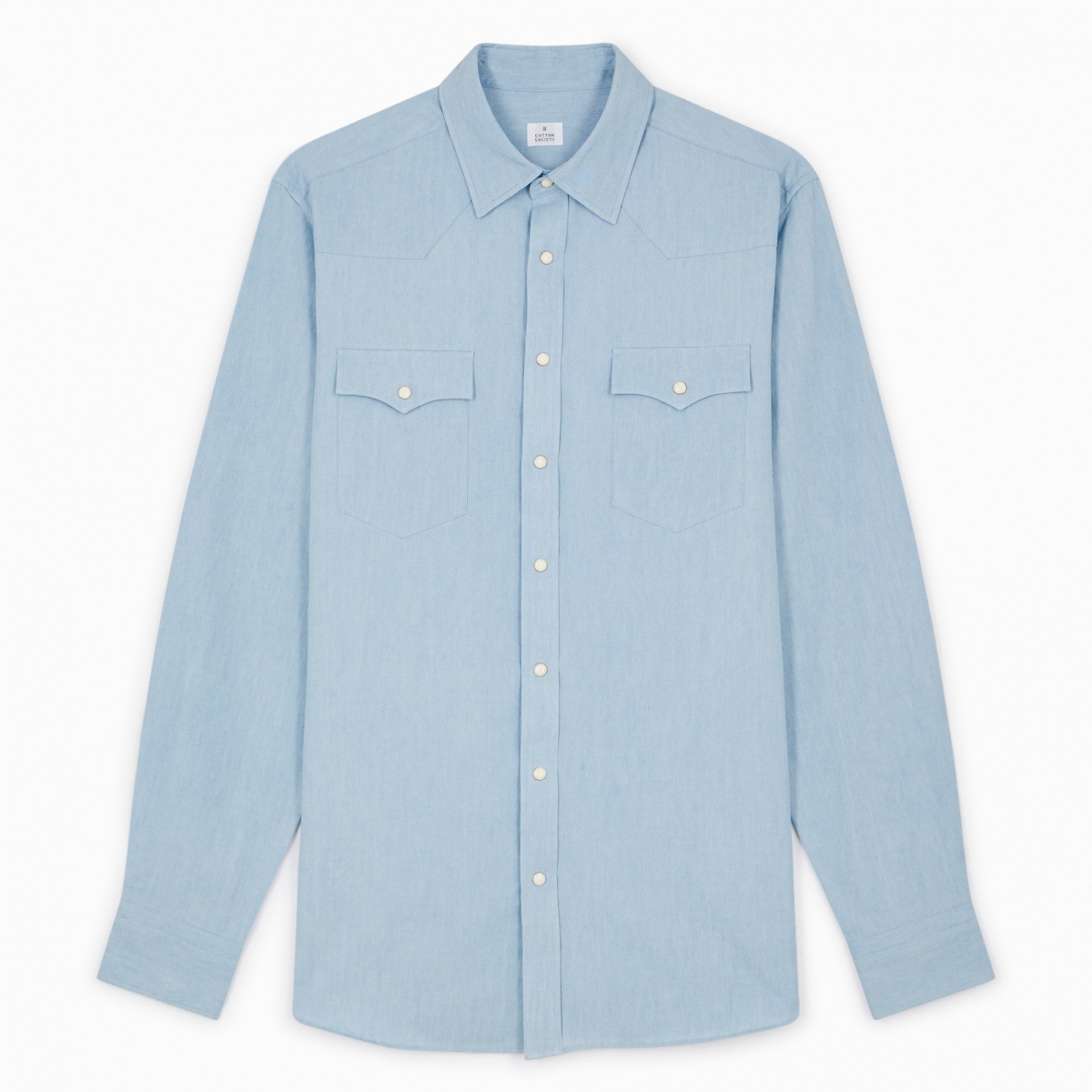 Chemise homme Jean Uni Bleu