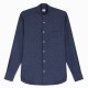 Chemise homme Flanelle Uni Bleu marine