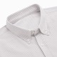 Chemise homme Oxford Rayé Gris et Blanc