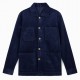 Veste de travail velours côtelé marine