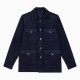 SAHARIENNE VELOURS MARINE