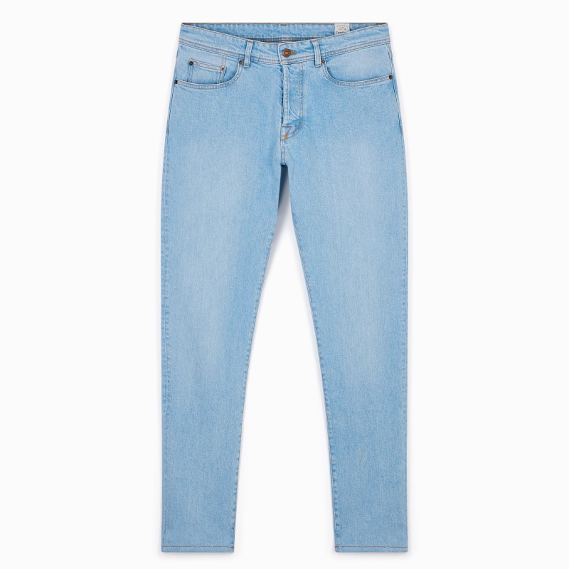  Jean denim bleached sur mesure