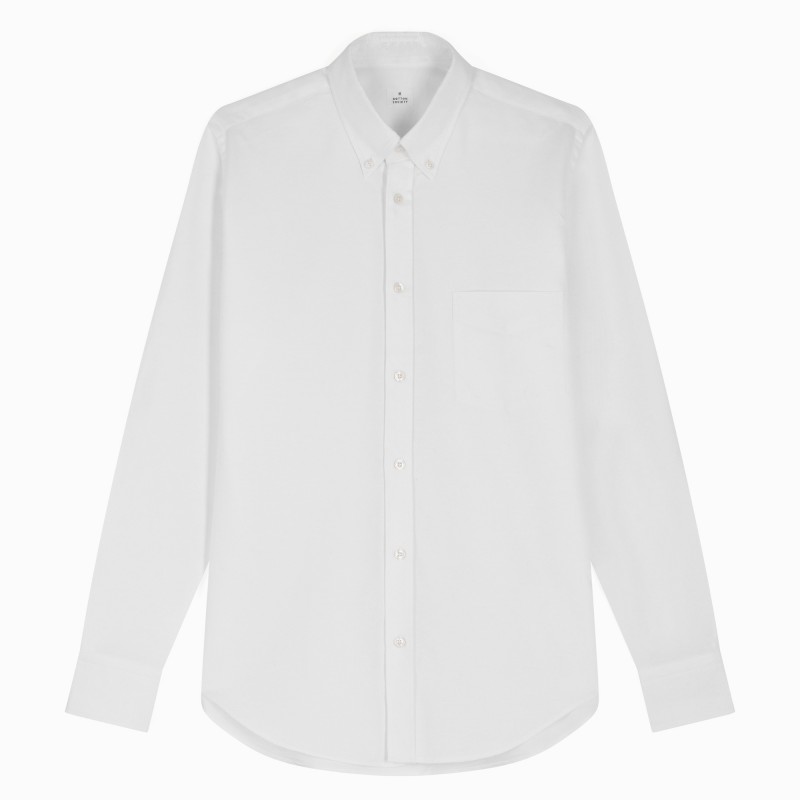 Chemise homme Oxford Uni Blanc