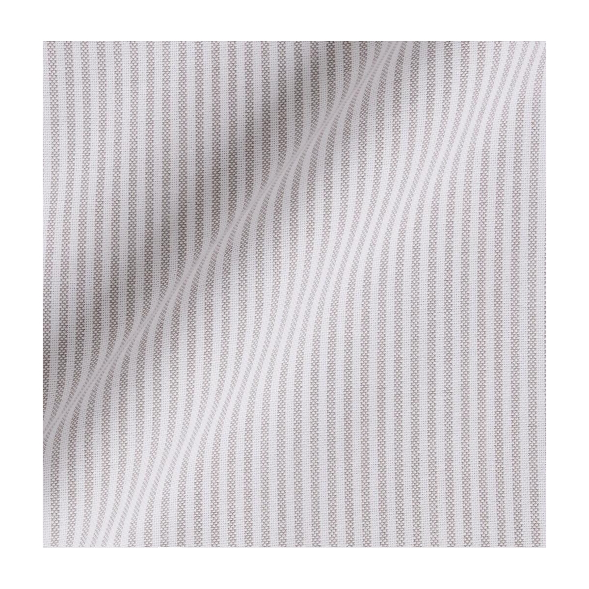 Oxford Rayé Gris Blanc