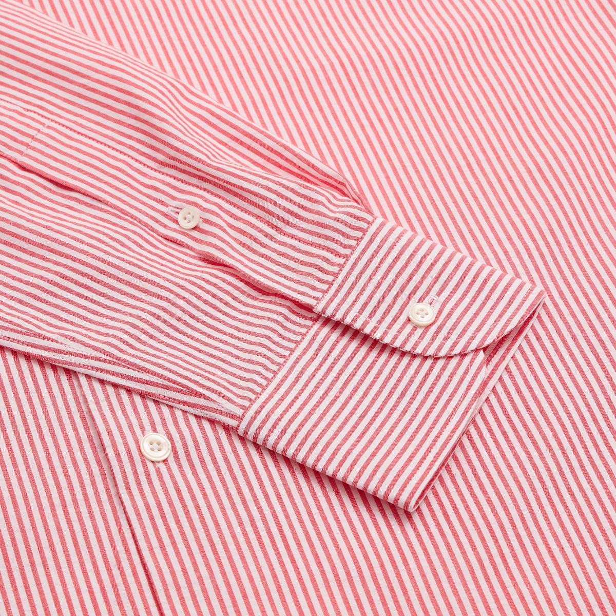 Chemise homme Seersucker Rayé Rouge et Blanc