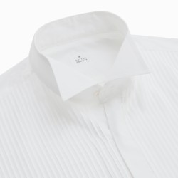 Chemise Cérémonie Popeline Uni Blanc