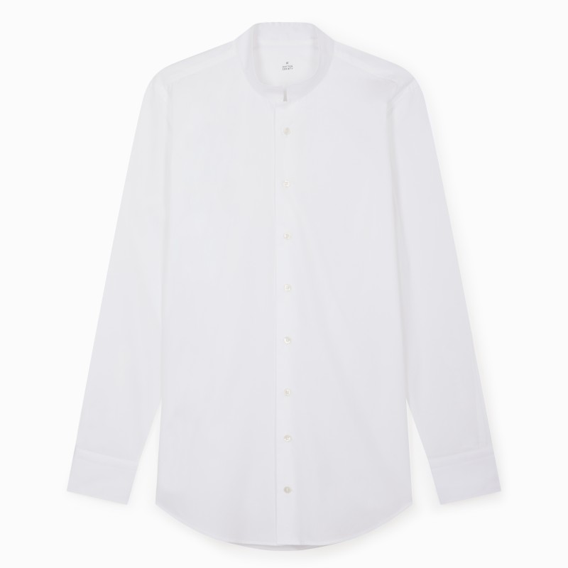 Chemise homme Popeline Uni Blanc