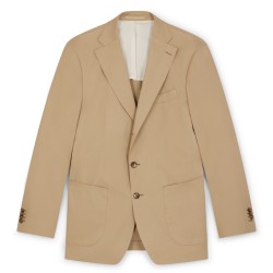 Veste Américaine en coton sable