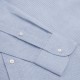 Chemise homme Coton Lin Carreaux Bleu Ciel