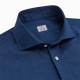 Chemise homme Coton Lin Carreaux Bleu Marine