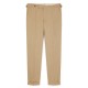 Pantalon de costume en coton biege sur mesure