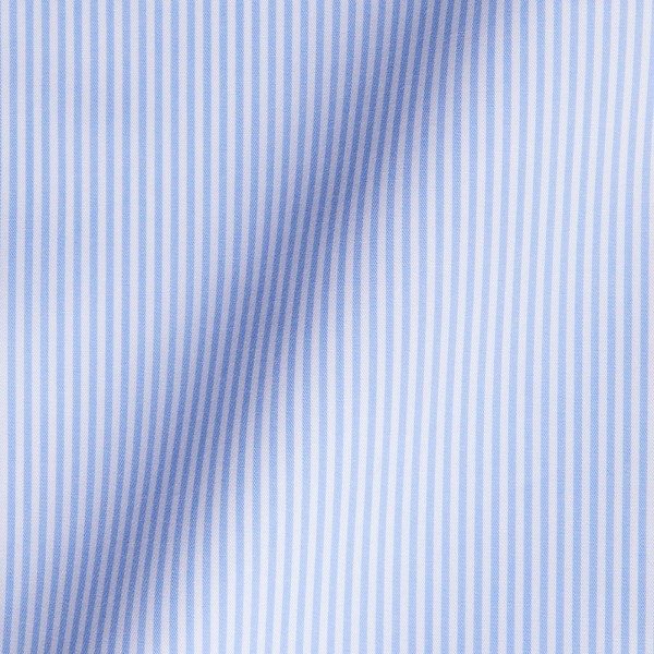 Twill Rayé Bleu Ciel Blanc2