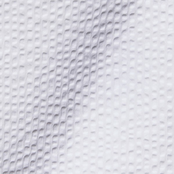 Seersucker Rayé Blanc Blanc2