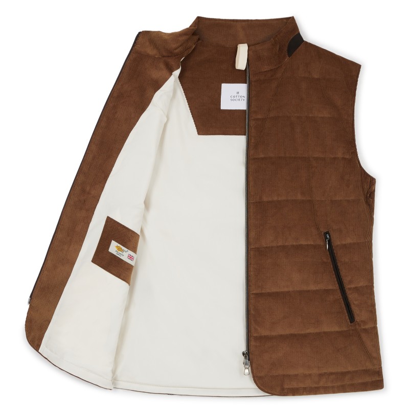 bodywarmer velour