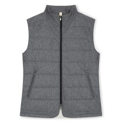 Body warmer flanelle grise