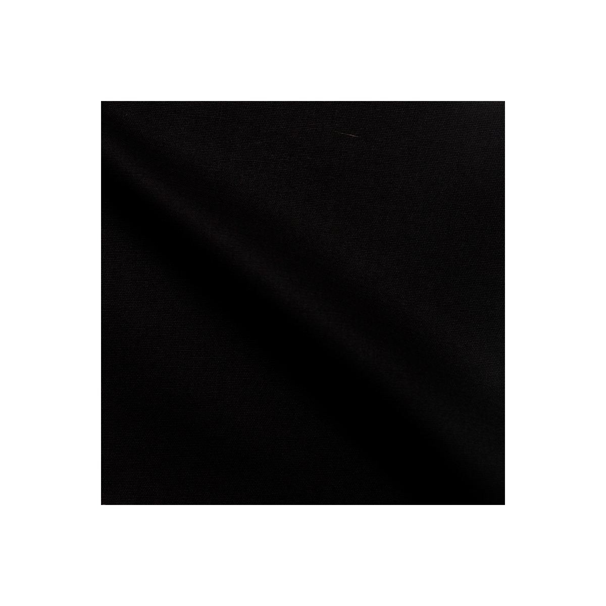 Popeline Stretch Uni Noir