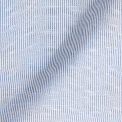 Coton Lin Rayée Bleu