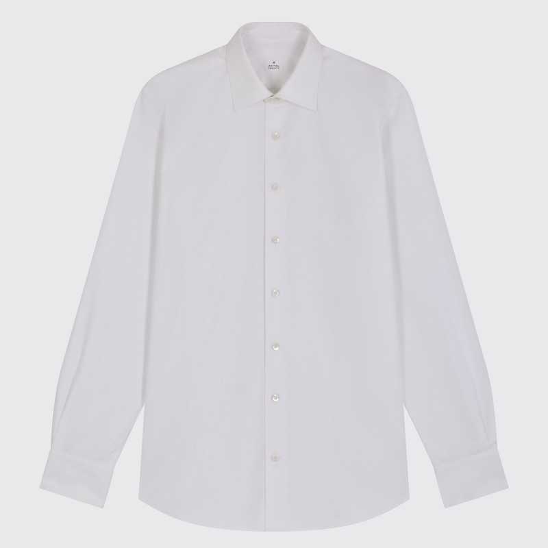 CS52451-Twill Uni Blanc
