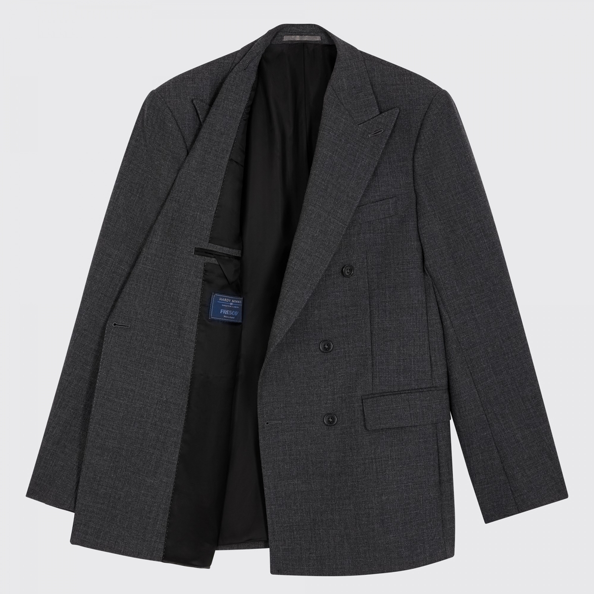 Costume Croisé Fresco Gris